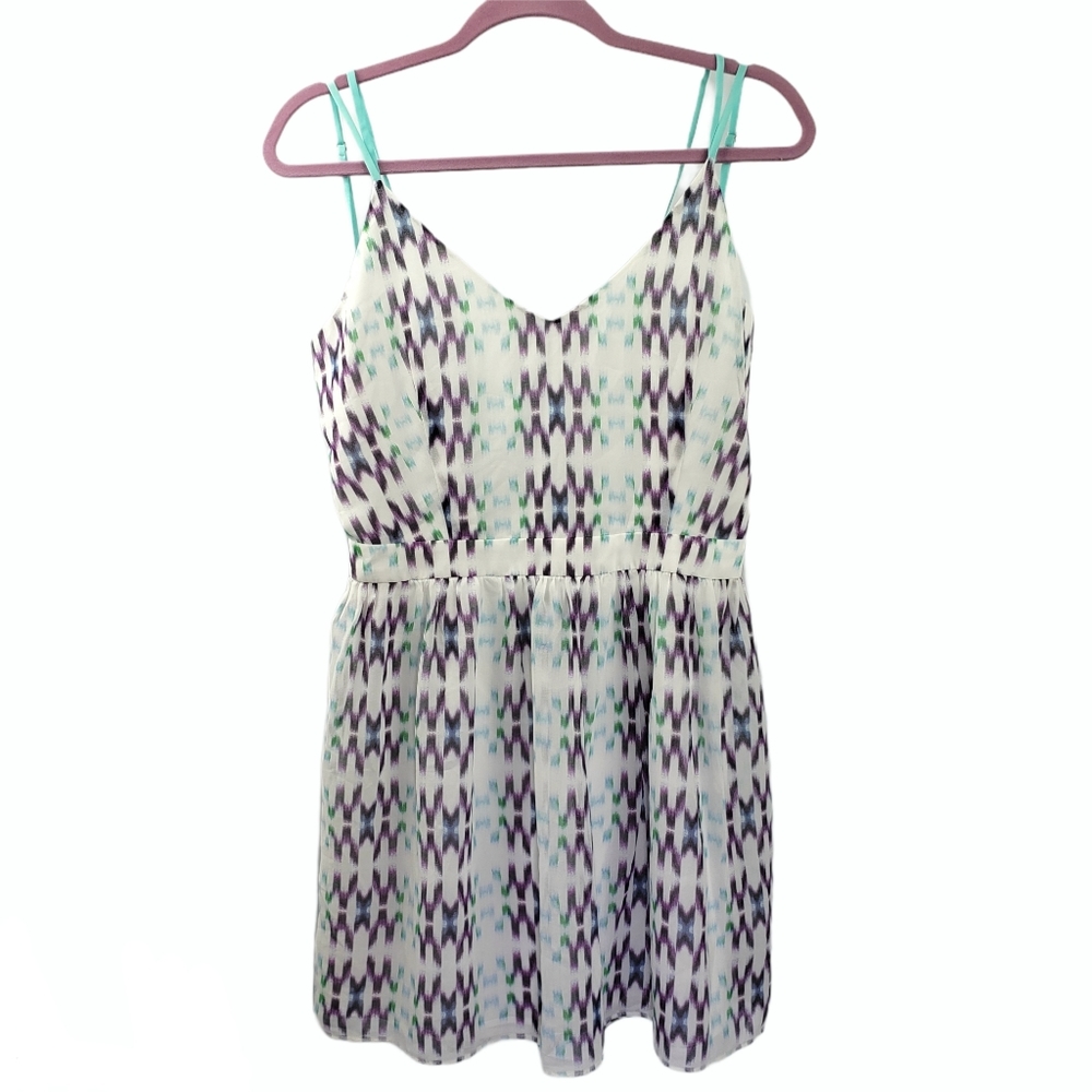 🆕️ | Dolce Vita Hanni Mini Dress Geometric Chiffon Large